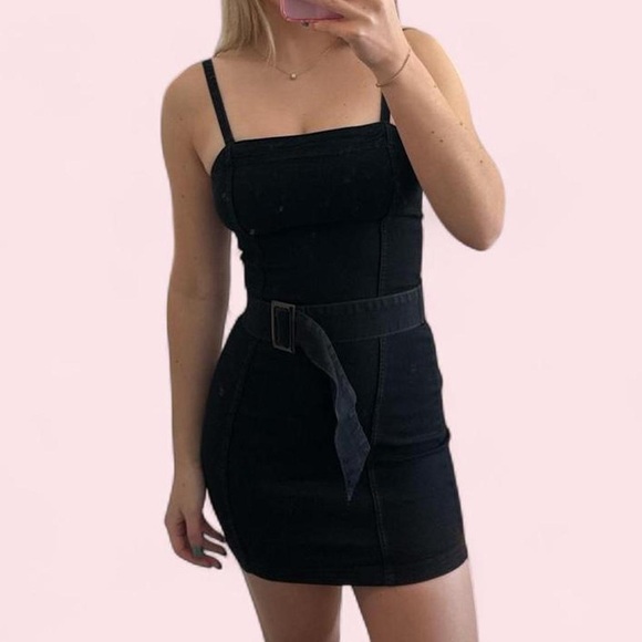 Divided Dresses & Skirts - H&M tight “denim” dress